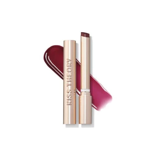 Anastasia Beverly Hills Kiss Theory Tinted Lip Balm - Hydrating Gel-Balm Lipstick Finish with Hyaluronic Acid & Vitamin E, High-Shine Non-Sticky Plumping Color - Riddle Red