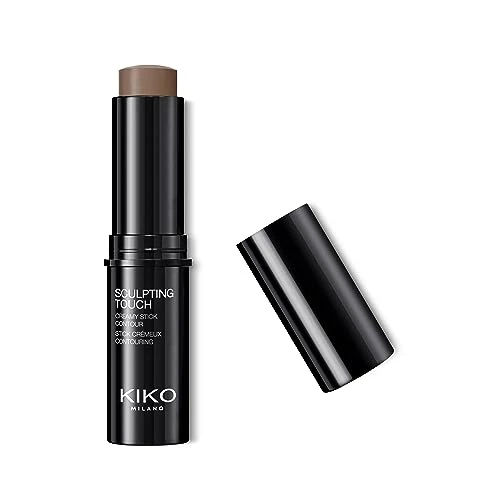 Kiko Milano Sculpting Touch Creamy Stick Contour – Blendable, Long-Lasting Cream Contour Stick for Face, Buildable Coverage, Easy Application – 202 Ebony – 10g
