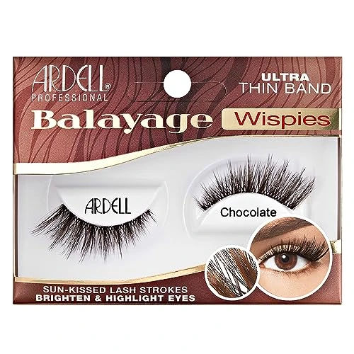 Ardell Balayage Wispies Chocolate False Eyelashes, 1 Pair