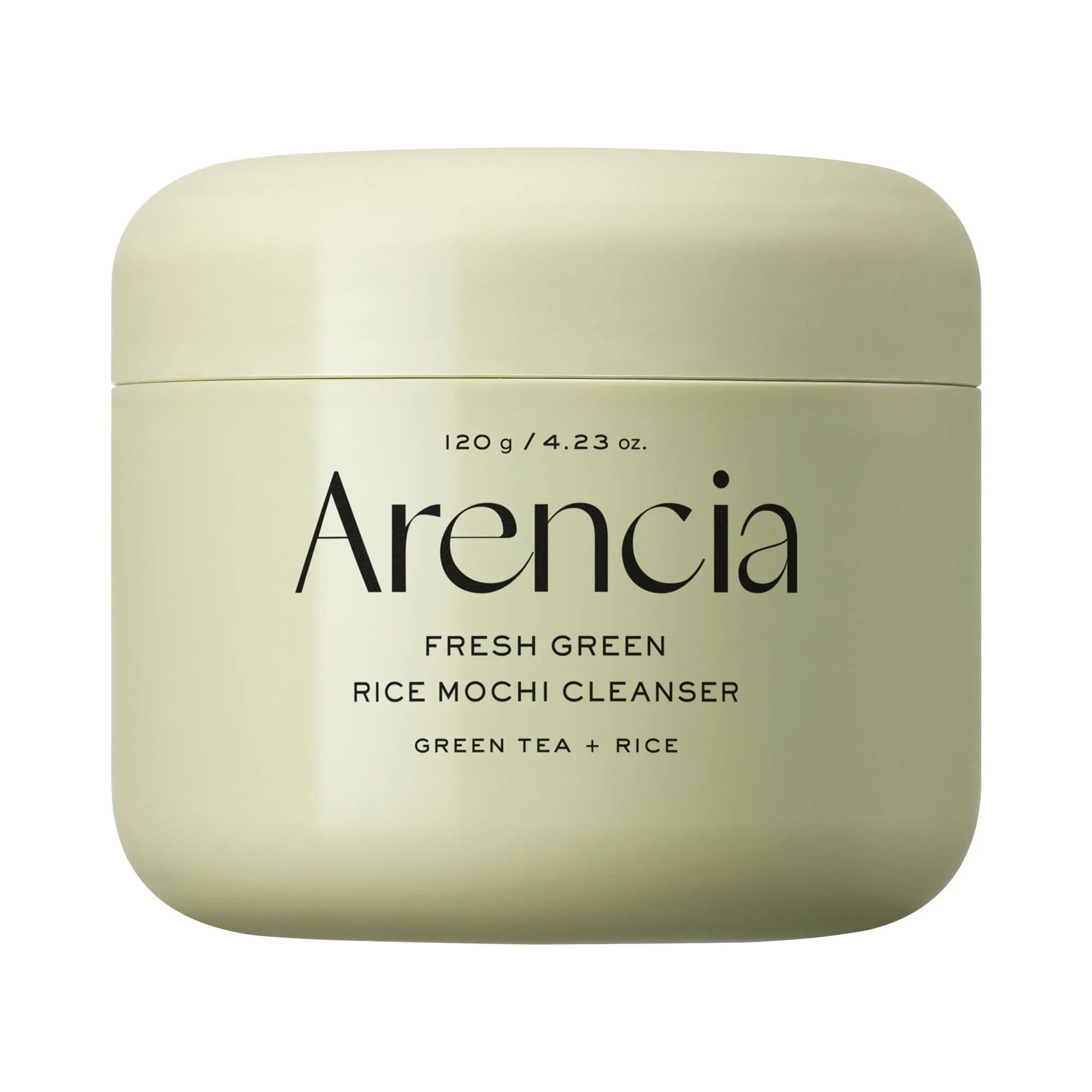Fresh Green Rice Mochi Foaming Cleanser with Green Tea and Tea Tree for Acne-Prone Skin