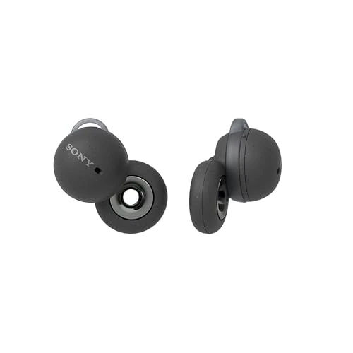 Sony LinkBuds Truly Wireless Earbud Headphones with an Open-Ring Design for Ambient Sounds and Alexa Built-in, Bluetooth Ear Buds Compatible with iPhone and Android, Gray