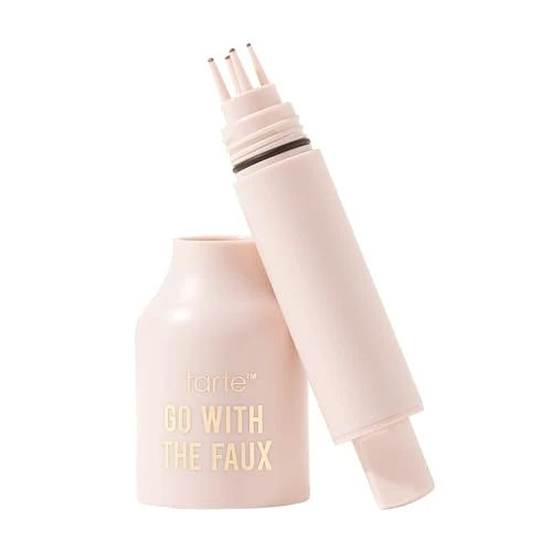 tarte go with the faux freckle stamp – Natural-Looking Freckle Pen for Sun-Kissed Buildable Makeup, Perfect for Travel, Vegan & Cruelty-Free, Full-Size, Medium