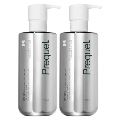 Prequel Skin Gleanser Face Wash, Moisturizing Glycerin Cleanser, Dry Skin