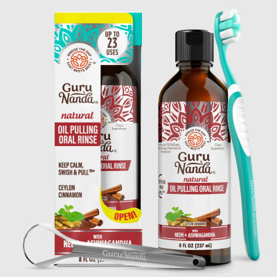 Ayurvedic Oil Pulling Oral Rinse (Neem + Cinnamon)