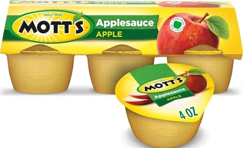 Mott's Applesauce, 4 oz cups, 6 count