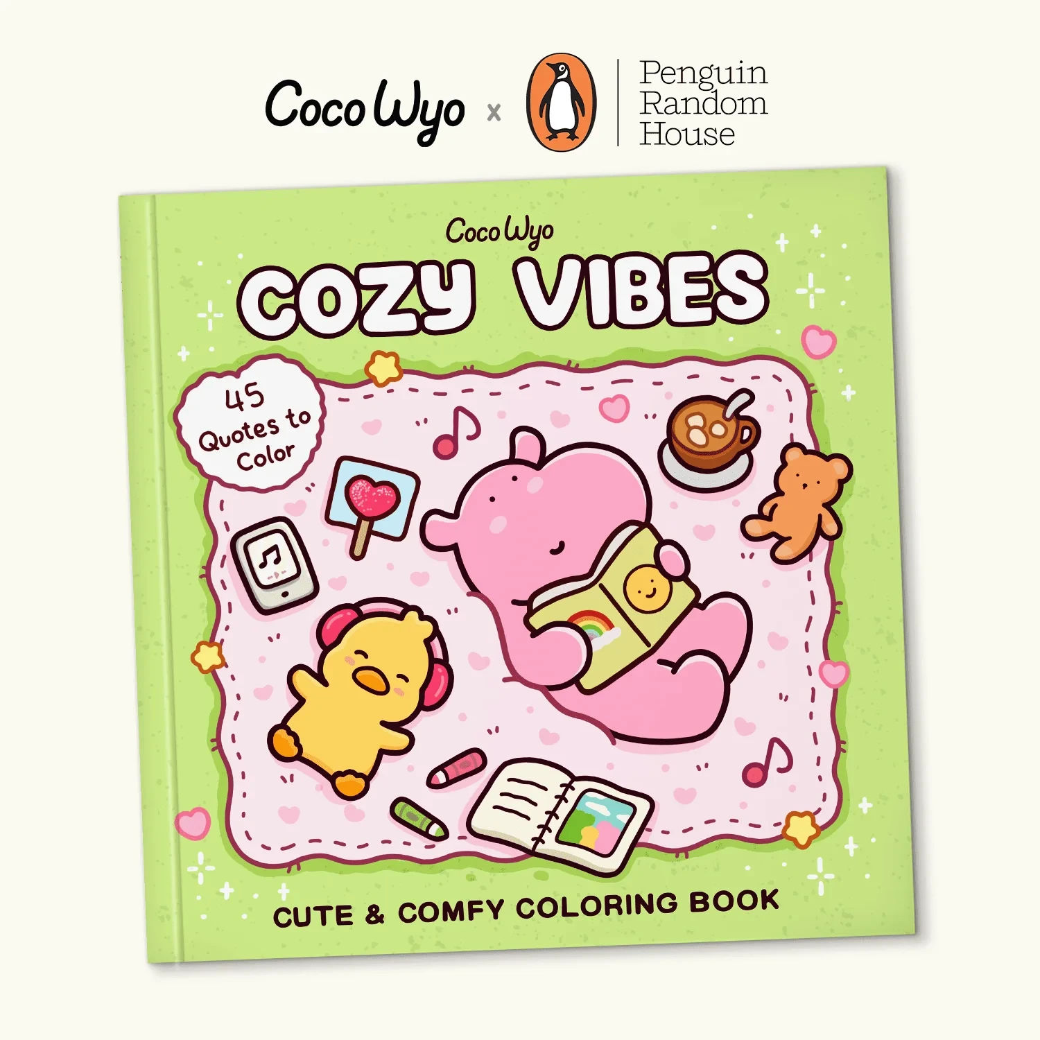 Cozy Vibes Cute & Comfy Coloring Book