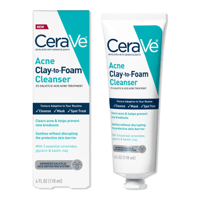 Acne Clay-to-Foam Facial Cleanser