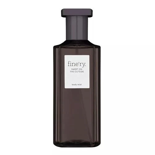 Fine'ry Vanilla Gourmand Sweet on the Outside Hair + Body Fragrance Mist Spray for Women - Long-Lasting, Warm Scent with Vanilla, Cacao Woods & Vetiver, Vegan & Cruelty-Free, Gift for Girls (5 Fl Oz)