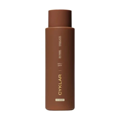 Self-Tanning Ceramide Milky Essence - Medium Dark