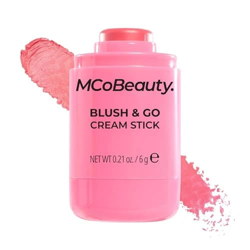 MCoBeauty Blush & Go Cream Stick - Hot Pink
