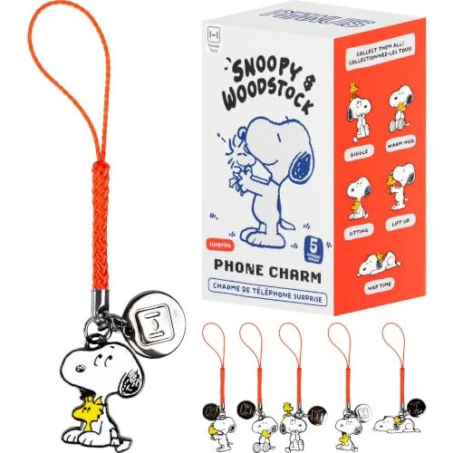 iFace Peanuts Blind Box Phone Charm Strap Series 1: Snoopy & Woodstock