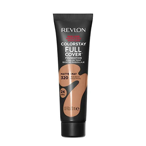 Revlon ColorStay Full Cover Foundation, 320 True Beige, 1.0 fl oz
