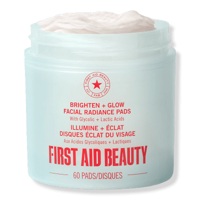 Facial Radiance Pads with Glycolic + Lactic Acids - 60 ct
