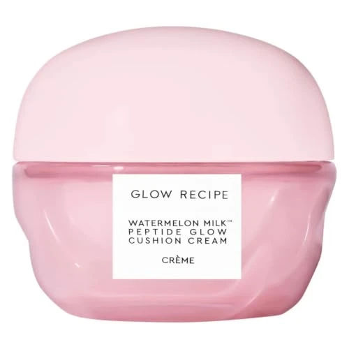 Glow Recipe Watermelon Milk Peptide Cushion Cream, Weightless Finish, 50ml