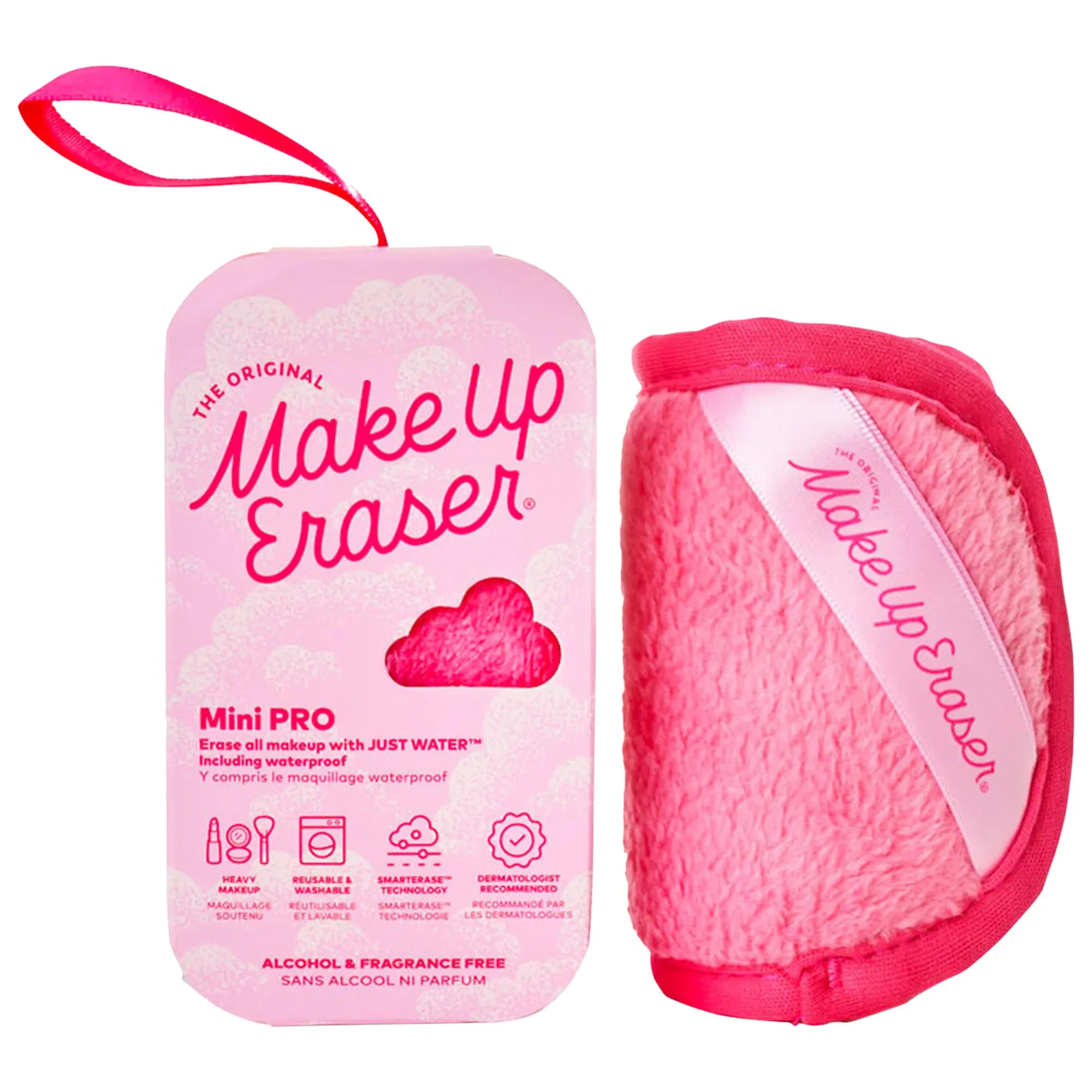 Mini MakeUp Eraser® PRO Pink Reusable Makeup Remover