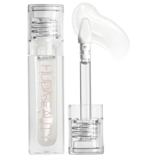 Huda Faux Filler Extra Shine Lip Gloss - Glassy (Clear) - .13 fl oz / 3.9 mL