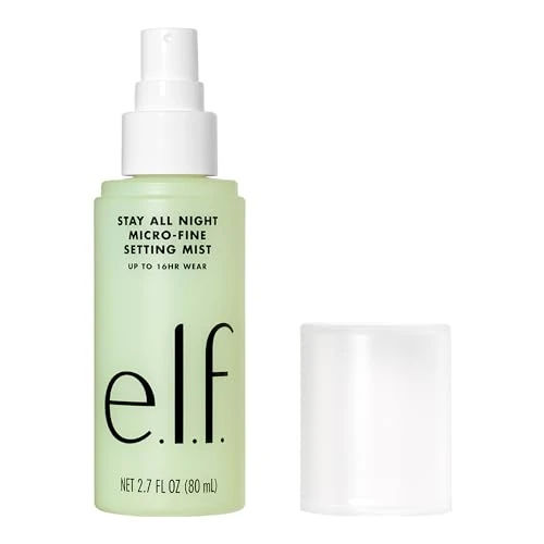 e.l.f. Stay All Night Micro-Fine Setting Mist, Hydrating & Refreshing Makeup Setting Spray For 16HR