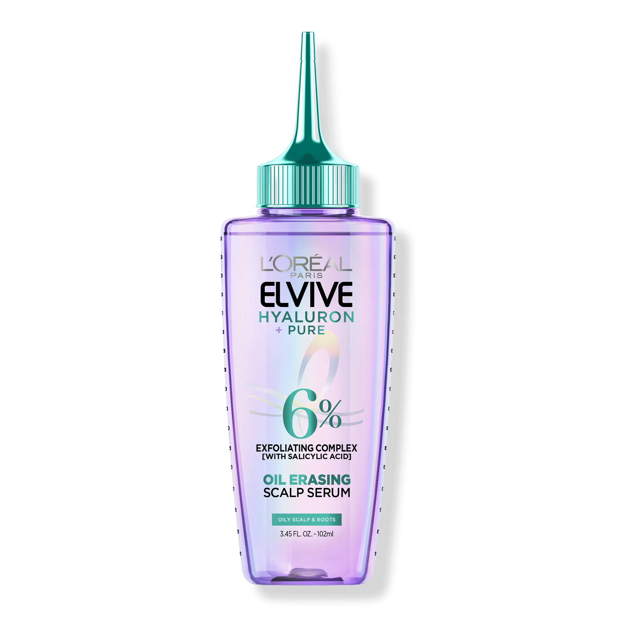 Elvive Hyaluron Pure Oil Erasing Serum, For Oily Hair