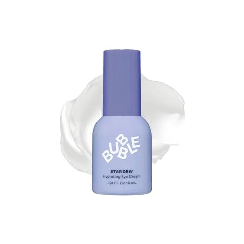 Bubble Skincare Star Dew Hydrating Eye Cream - Moisturizing Under Eye Cream for a Luminous, Dewy Look - Soothes Dryness, Prevents Moisture Loss & Helps Improve the Appearance of Dark Circles (15ml)