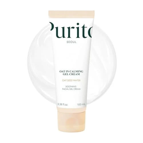 PURITO Oat Calming Gel Cream for Sensitive Skin, 3.38 fl.oz