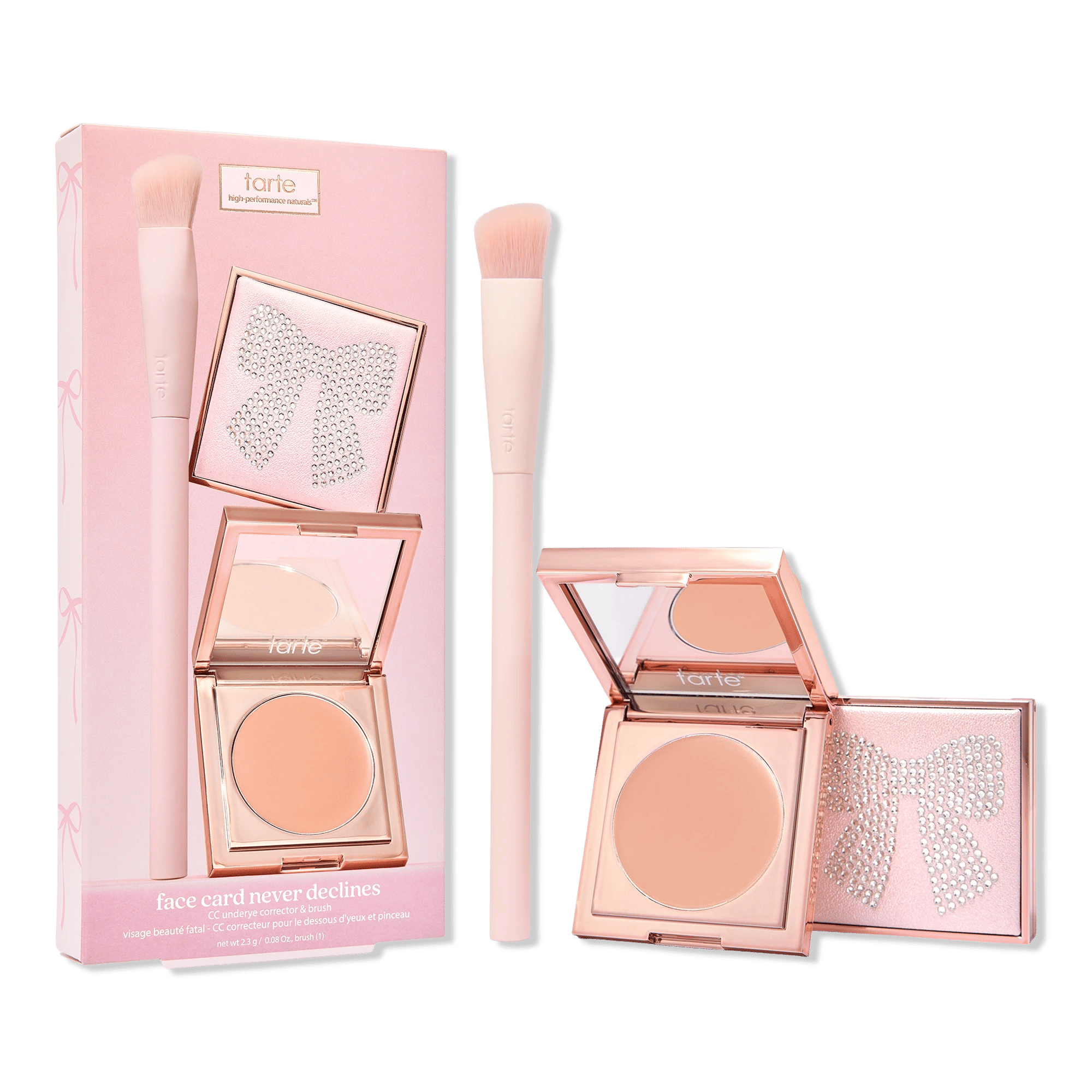 Face Card Never Declines CC Undereye Corrector & Brush