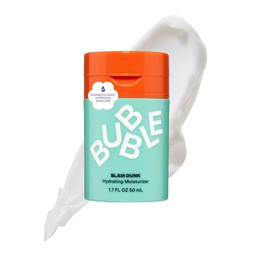 Bubble Skincare Slam Dunk Hydrating Face Moisturizer - Travel Size Lightweight Face Lotion with