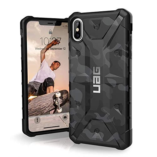 URBAN ARMOR GEAR UAG iPhone Xs Max [6.5-inch Screen] Pathfinder SE Camo Feather-Light Rugged [Midnight] Military Drop Tested iPhone Case
