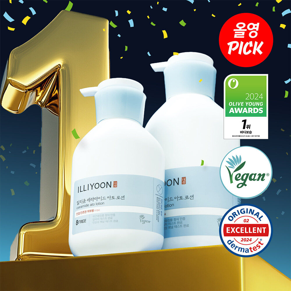 ★2024 Awards★ILLIYOON Ceramide Ato Lotion 600ml+334ml Set | OLIVE YOUNG Global