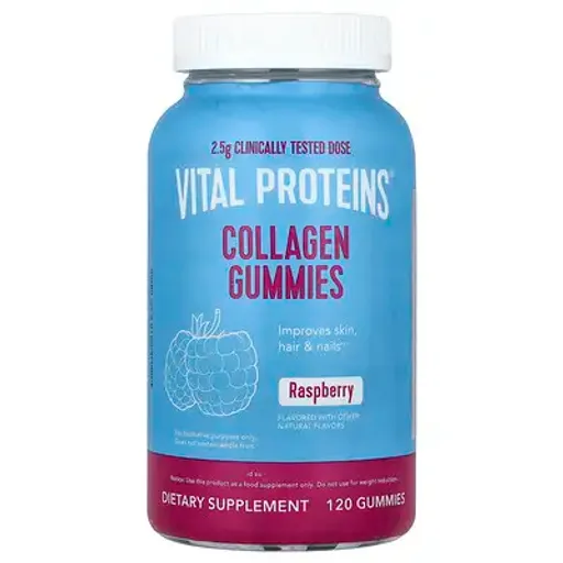 Vital Proteins, Collagen Gummies, Raspberry, 2.5 g, 120 Gummies