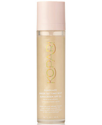 Kopari Beauty Sunglaze Sheer Setting Mist Sunscreen SPF 50 - Macy's 