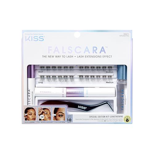 Kiss Falscara Special Edition Kit Lengthening 24 Asst Lashes
