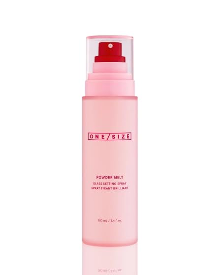 ONE/SIZE Powder Melt Setting Spray (100mL / 3.4 oz), Glass