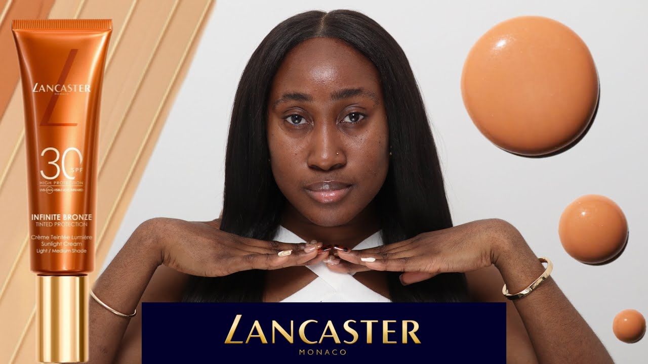 LANCASTER Infinite Bronze Sunlight Cream SPF30 Medium/Dark on Dark Skin | @TamunoAbbey