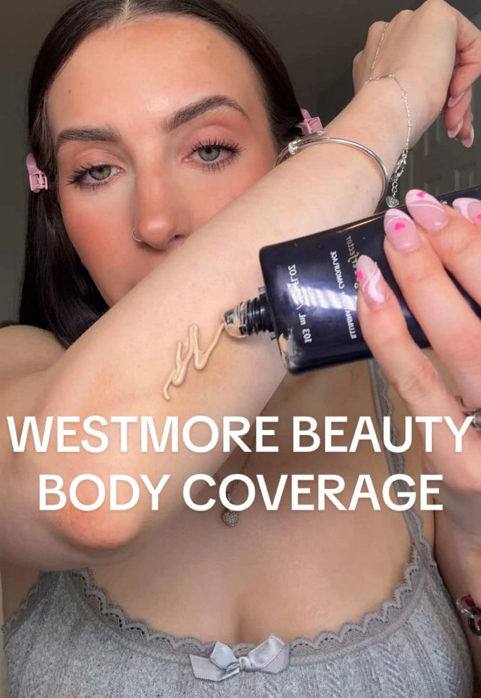the ultimate body makeup hack! Use this to even out fake tan, cover b...