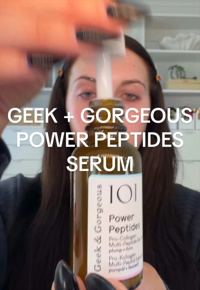 under $20 peptide serum that I am blown away by! Almost through my fi...