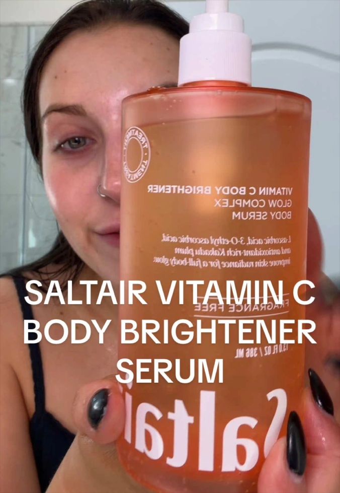 NEW Vitamin C body serum from Saltair! If you love their HA serum- I ...