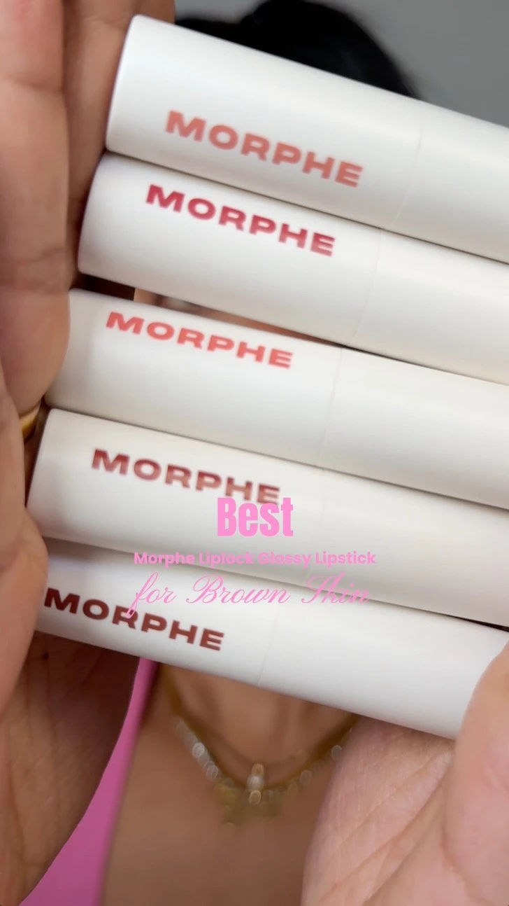 Finding the right lip color on brown skin is a sport and I am testing all the @morphebrushes LipLock