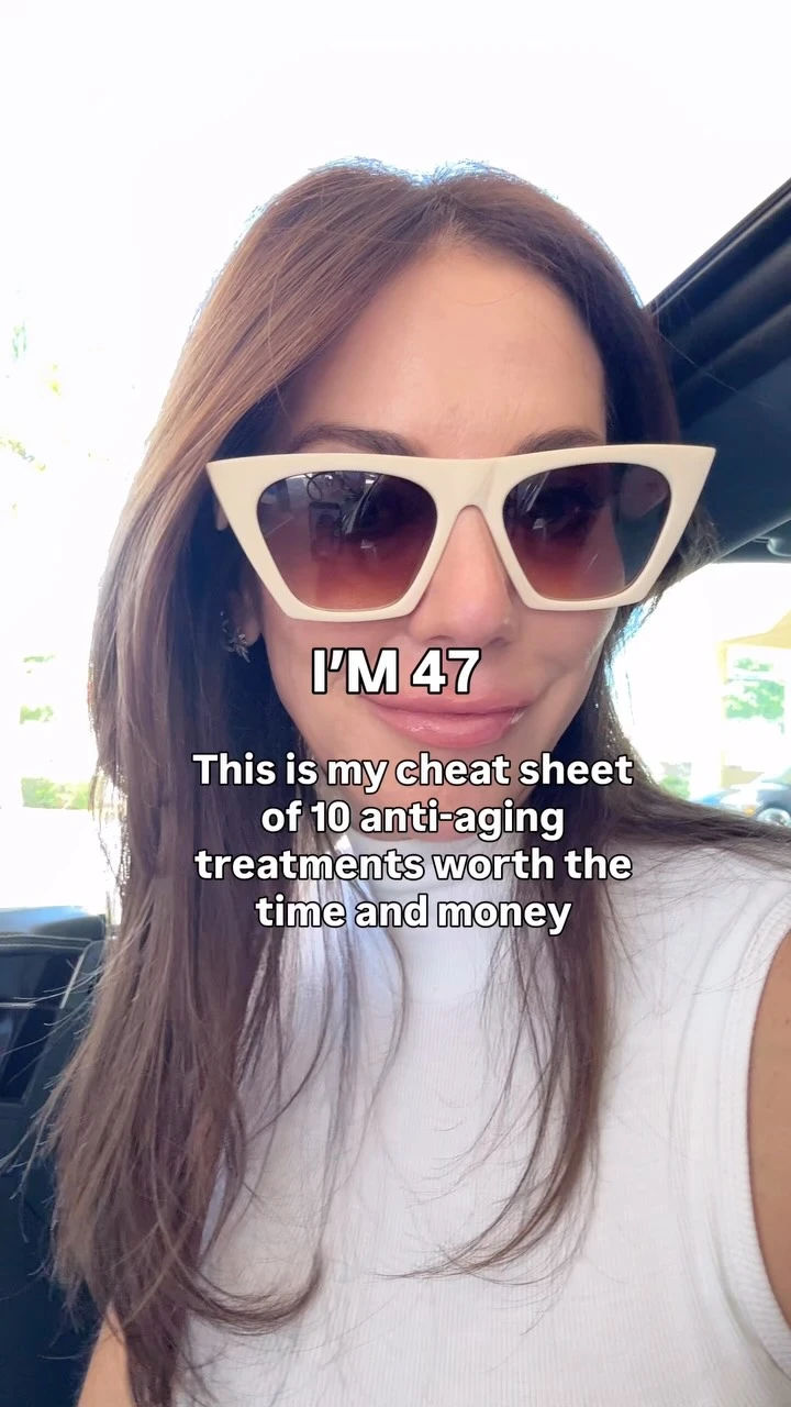 I swear by each and every one. #antiagingtreatments #antiaginghacks #skincareover40 #beautytreatment