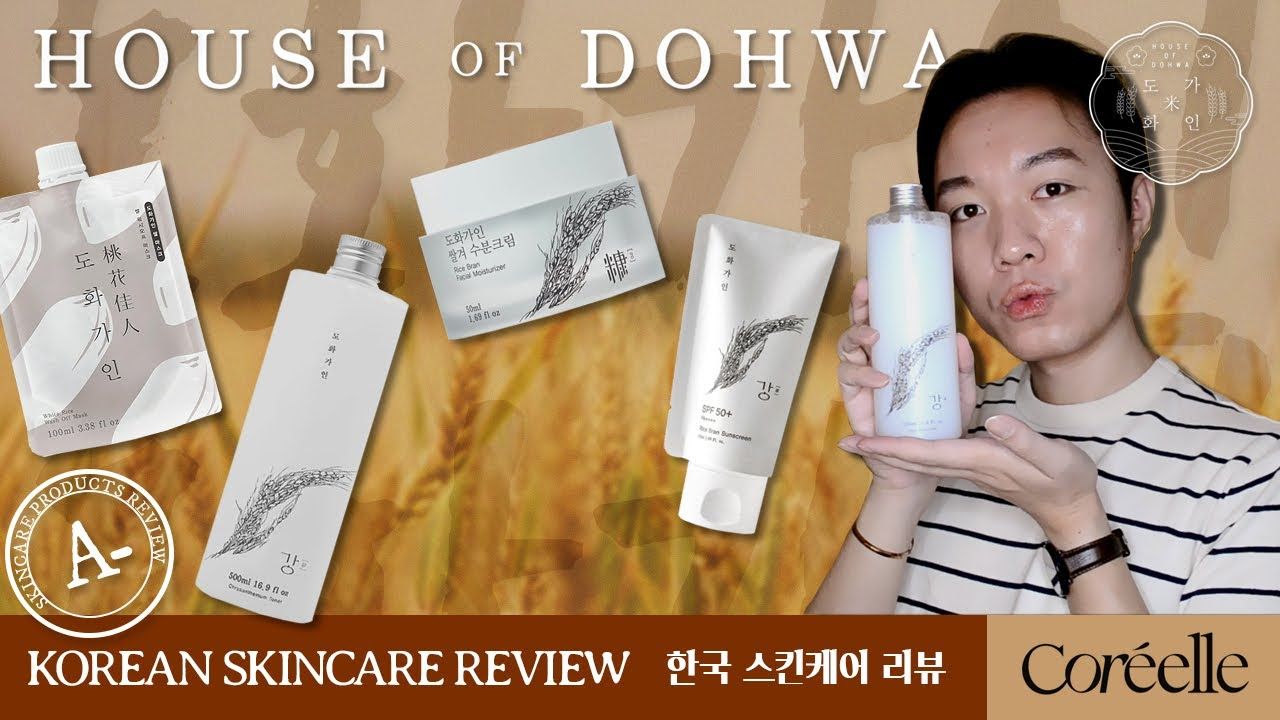 HOUSE of DOHWA Skincare Review - Rice Mask, Rice Toner, Moisturizer, Sunscreen (oily skin) K-Beauty