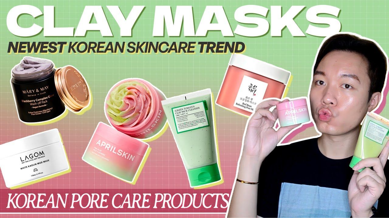 Korean CLAY MASK CLEANSERS Skincare Review - April Skin, FULLY, Beauty Joseon & more
