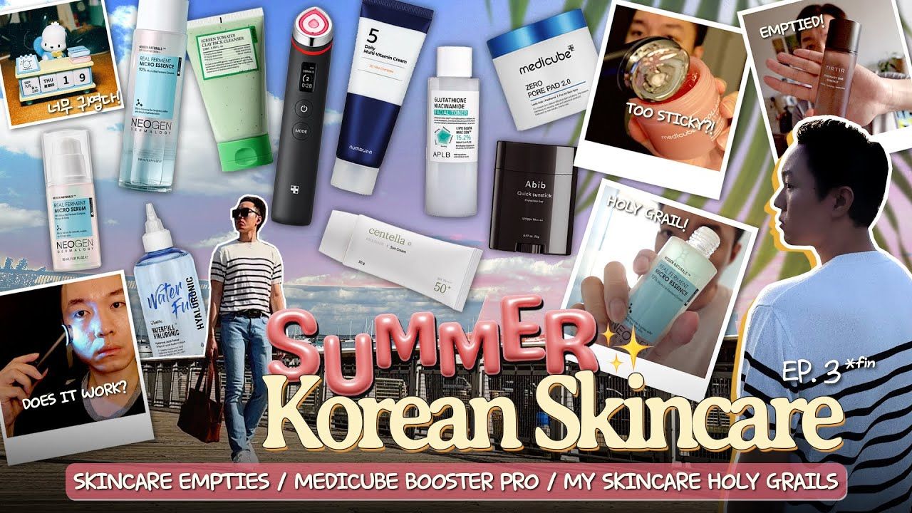 Current VIRAL Korean Skincare 💦 My holy grails (Medicube, Numbuzin, Mixsoon & more)
