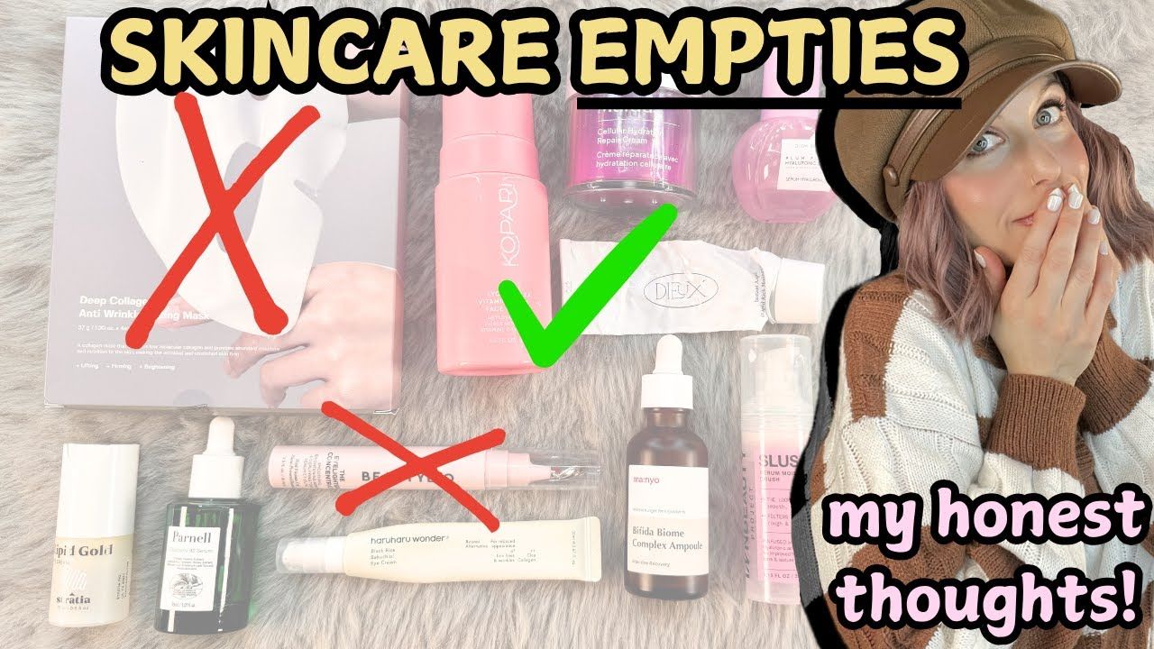 Skincare EMPTIES! Lots of HGs to end the year!
