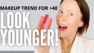 The Over-40 Makeup Trend That Actually Works (And My Rosacea-Friendly Routine!)