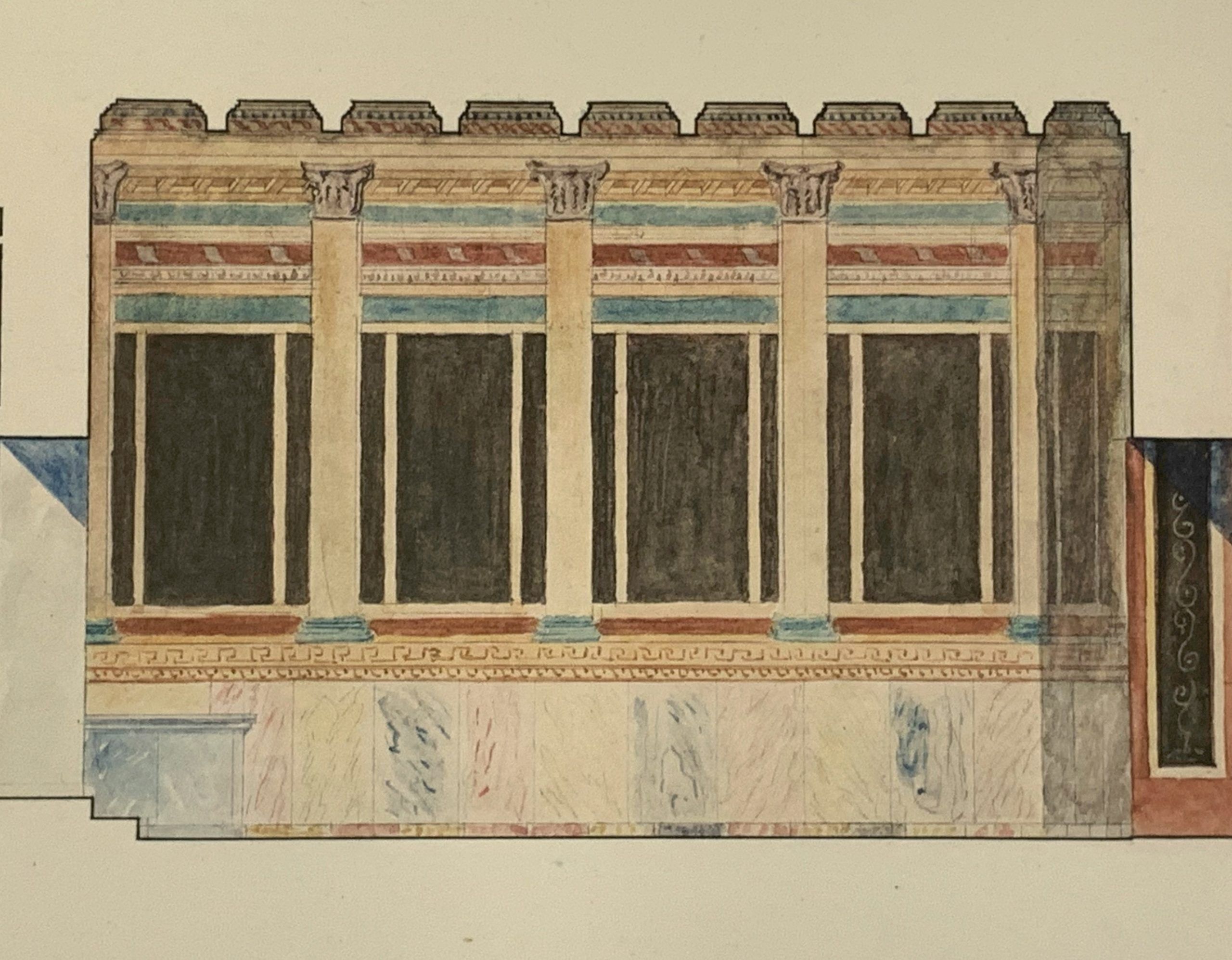 Sectional Restoration of the Villa - Image 6