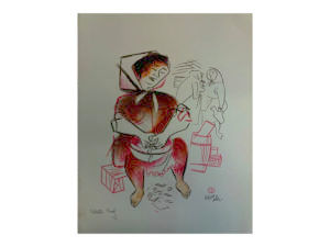 Shtetl Portfolio Plate 04 Untitled (Cooking)