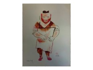 Shtetl Portfolio Plate 02 Untitled (The Butcher)