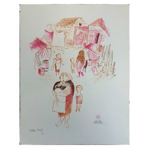 Shtetl Portfolio Plate 05 Untitled (The Village)