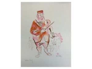 Shtetl Portfolio Plate 06 Untitled (The Fiddler)