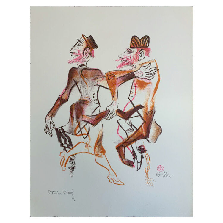 Shtetl Portfolio Plate 08 Untitled (Wedding Dancers)