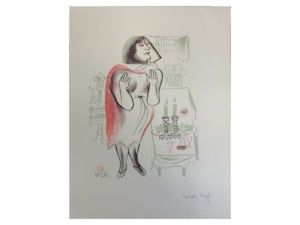 Shtetl Portfolio Plate 10 Untitled (Shabbes Candles)